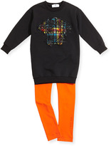 Thumbnail for your product : Versace Felpa Sweatshirt Tunic, Girls' Sizes 2-6