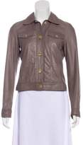 Thumbnail for your product : Luciano Barbera Lightweight Leather Jacket