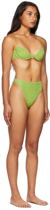 Oseree Green Lumière 90s Balconette Bikini