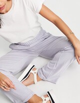 Thumbnail for your product : And other stories & cotton co-ord jersey trousers in light blue - MBLUE