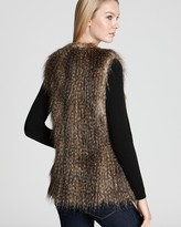 Thumbnail for your product : Via Spiga Parma Collarless Faux Fur Vest