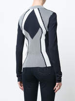 Thumbnail for your product : Marc Cain patterned fitted zipped jacket