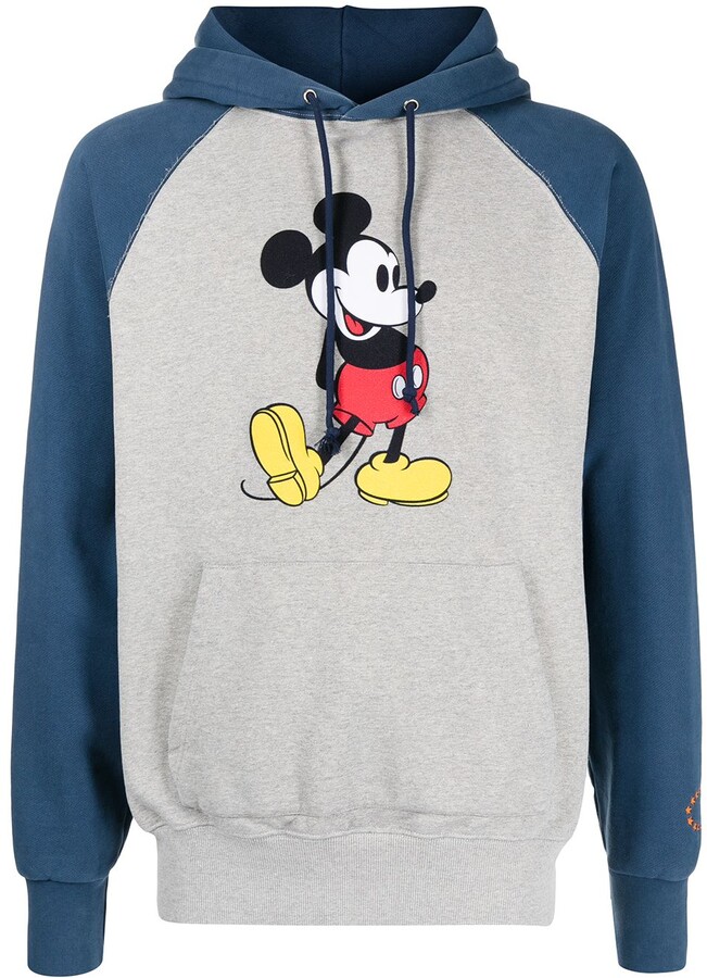 Aiguan Balloon Mickey Mouse Mens Hoodie Sweatshirt with Pocket