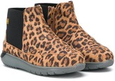 Thumbnail for your product : Hogan Leopard-Print Ankle Boots