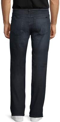 Joe's Jeans Brixton Oil Slick Straight-Leg Denim Jeans, Dark Gray