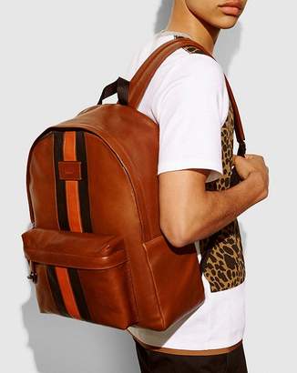 Coach Campus Backpack With Varsity Stripe