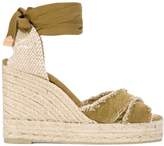 Thumbnail for your product : Castaner ankle tie wedge espadrilles