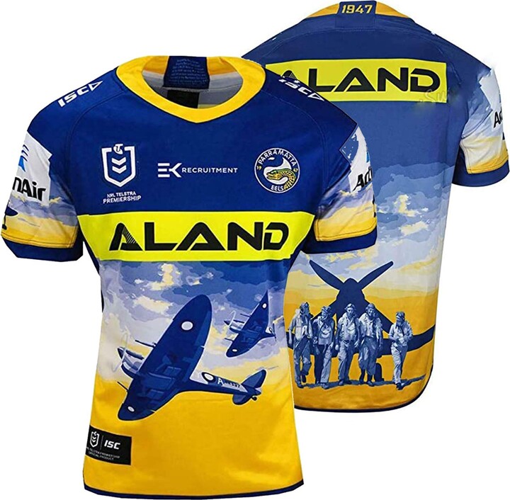 JIEBANG 2020 Parramatta Eels Rugby Jersey ShopStyle Activewear