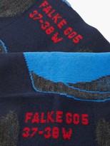 Thumbnail for your product : Falke Go5 Logo-jacquard Golf Socks - Blue Multi