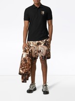 Thumbnail for your product : Burberry Contrast Logo Graphic Cotton Pique Polo Shirt