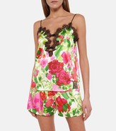 Thumbnail for your product : Gucci x Ken Scott floral stretch-silk camisole
