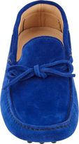 Thumbnail for your product : Barneys New York Men's Suede Tie Drivers-Blue