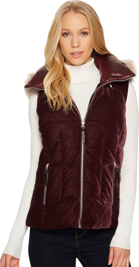 velour vest