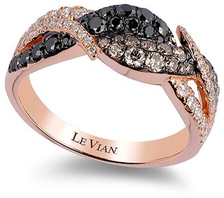 LeVian Exotics 14K Strawberry Gold 0.76 Ct. Tw. Diamond Ring