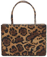 Thumbnail for your product : Amina Muaddi Gilda embellished leopard-print satin tote