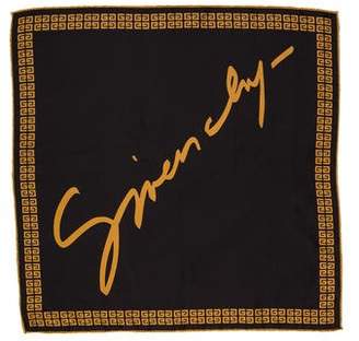 Givenchy Silk Logo Scarf