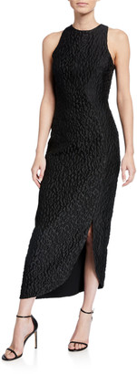 brandon maxwell leopard dress