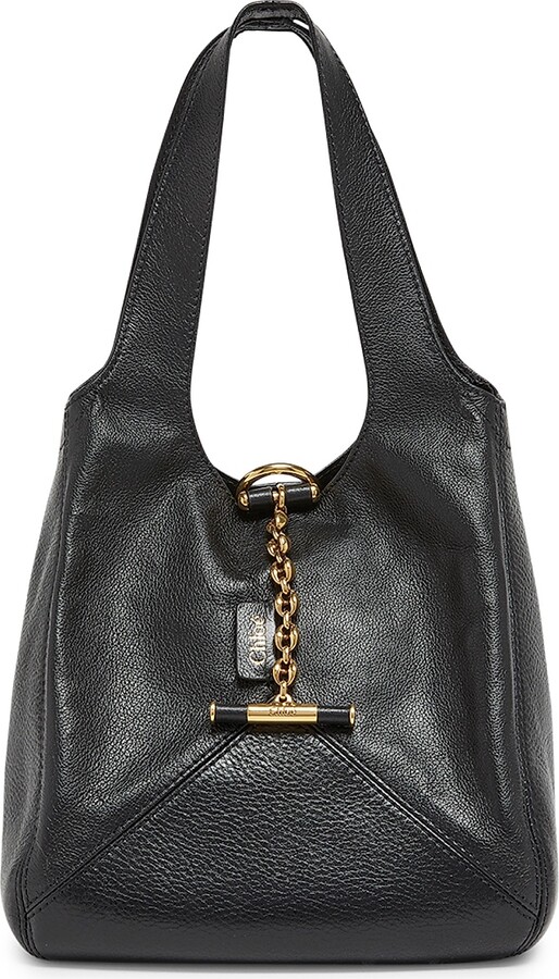 Chloé Women's Balloon Leather Shoulder Bag - Black