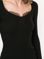 Thumbnail for your product : No.21 Lace Detail Knitted Top