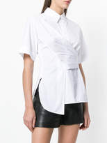 Thumbnail for your product : Sportmax belted shortsleeved shirt