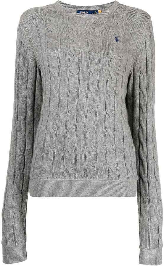 Polo Ralph Lauren Women's Cable Cashmere Turtleneck Sweater - ShopStyle