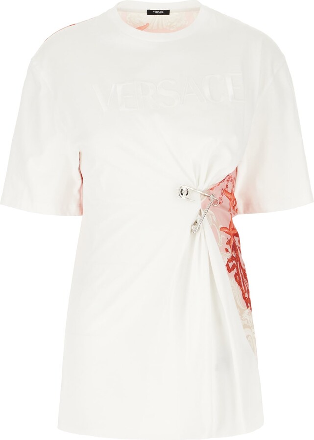 Versace Multicolor Cotton And Polyester T-shirt