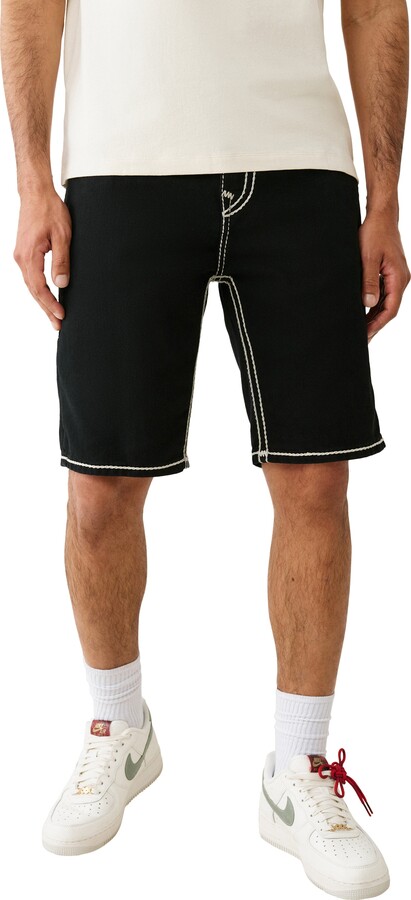 True Religion Bobby Rope Stitch Relaxed Denim Shorts