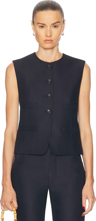A.L.C. Georgie Vest in Navy