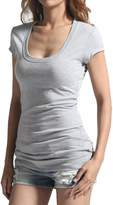 Thumbnail for your product : TheMogan Women's Scoop Neck Short Sleeve T-Shirts Cotton Tee M