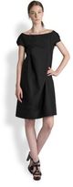 Thumbnail for your product : Jil Sander Silk Report Tuck Dress