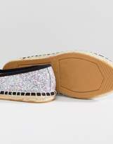 Thumbnail for your product : ASOS DESIGN Janeen Shine Like A Diamond Espadrilles