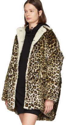 R 13 Brown Leopard Hunting Coat