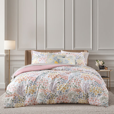 COBIDI 7 PCS Comforter Set 1 Comforter1 Flat Sheet 1Fitted Sheet 2 Pillow Shams 2 Pillowcases