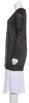 L'Agence Longline Button-Up Cardigan Black Longline Button-Up Cardigan