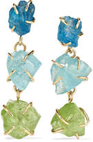 Thumbnail for your product : Melissa Joy Manning 14-karat Gold, Apatite And Peridot Earrings