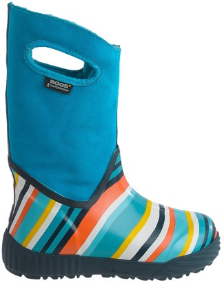 Bogs Footwear Prairie Striped Snow Boots - Waterproof, Suede (For Big Kids)