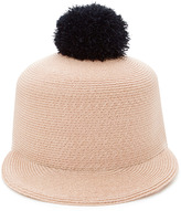 Thumbnail for your product : Eugenia Kim Loulou Pompom-Embellished Woven Hat