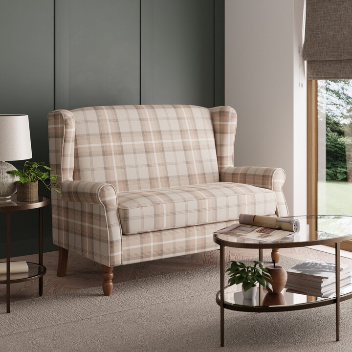 Dunelm Oswald Small 2 Seater Sofa Brown ShopStyle