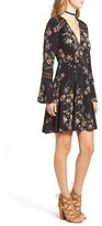 Thumbnail for your product : Astr Women's Lace Inset Fit & Flare Dress