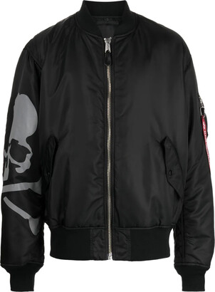 mastermind JAPAN C2H4 MA-1 ALPHA mastermind JAPAN Black & Purple