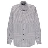 Thumbnail for your product : Dolce & Gabbana Stripe Panel Gold Fit Shirt