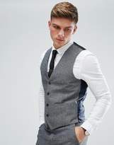 Thumbnail for your product : French Connection Semi Plain Donegal Slim Fit Vest
