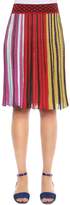 Missoni Lurex Vertical Stripe Knit Skirt