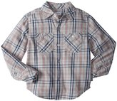 Thumbnail for your product : Splendid Flannel Plaid Shirt (Toddler/Kid)-Light Grey-2T