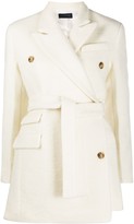 Thumbnail for your product : Eudon Choi Asymmetric-Vent Double Breasted Coat
