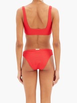 Thumbnail for your product : Heidi Klein Sardinia Ribbed Low-rise Bikini Briefs - Red