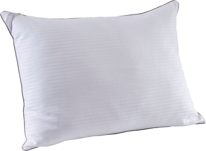 Isotonic Indulgence by 500-thread-count 100% Cotton Cover Back/Stomach Sleeper Pillow, King