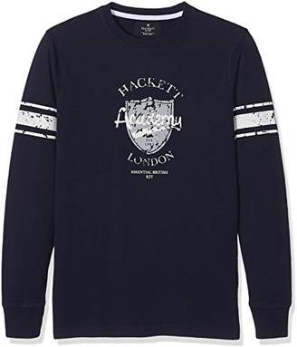 Hackett London Boy's Ls Shld Strp Y Long Sleeve Top,(Manufacturer Size: 13 Years)