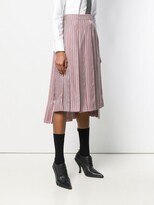 Thumbnail for your product : Thom Browne RWB silk lining skirt