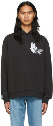 we11done Gray Bouclé Zip-Up Hoodie - ShopStyle
